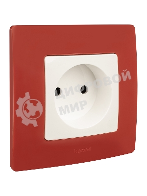 Розетка 2К винт., защ.шт., белый ETIKA Розетка 2К винт., защ.шт., белый