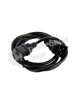 Шнур питания Rem R-16-CORD-C19-S-1.8 C19-Schuko проводник.:3x1.5мм2 1.8м 250В 16А (упак.:1шт) черный