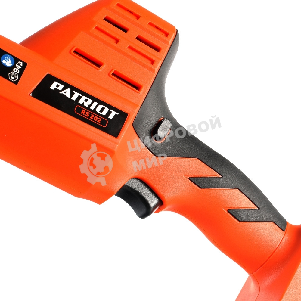 Пила садовая сабельная аккумуляторная PATRIOT RS 202 21В UES, ход пил 20мм, max D дерева 80мм (без аккумулятора и устройства зарядного)