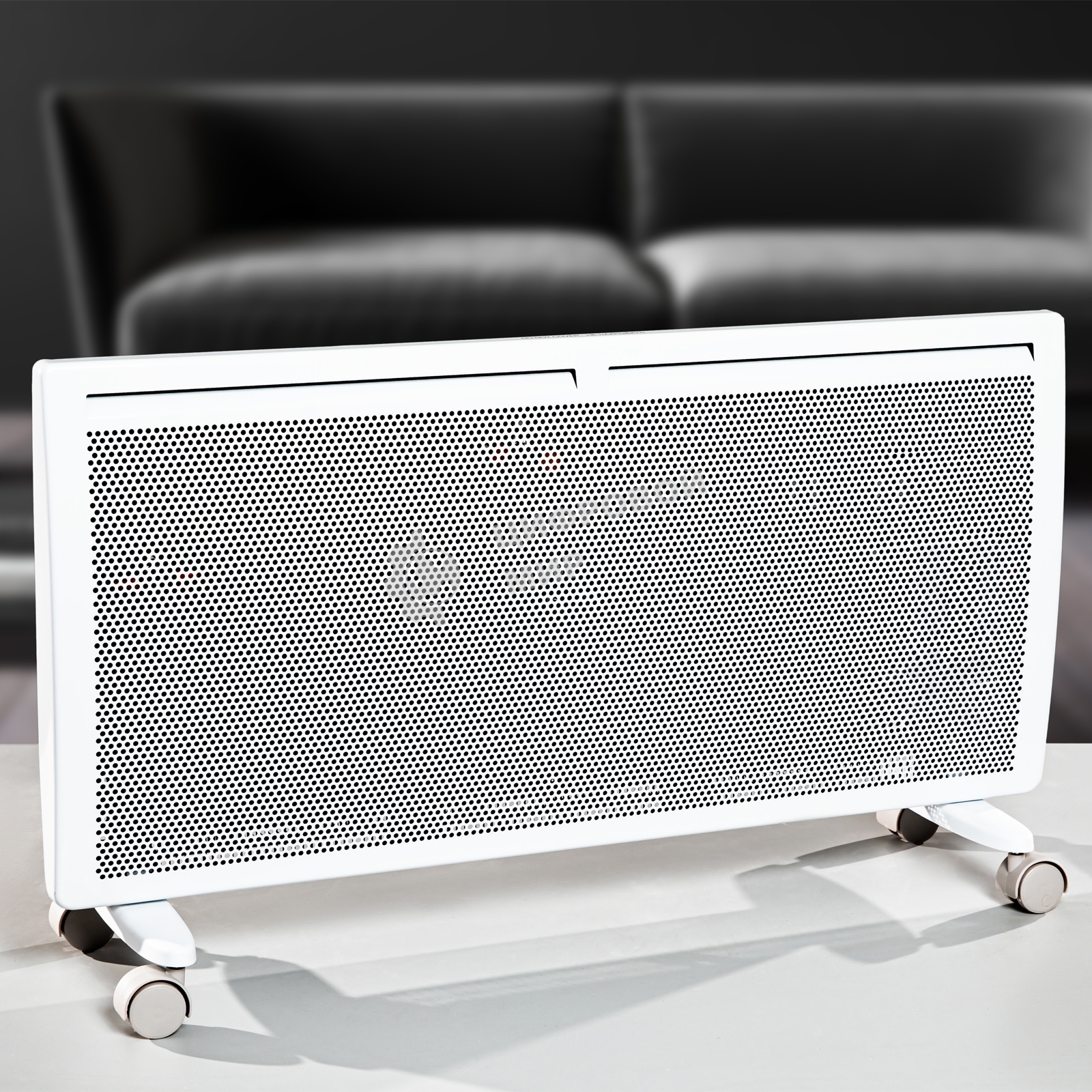 Конвектор электрический гибридный Denzel HybridX-2000 белый, 2000 Вт, 30 м2, термостат, дисплей