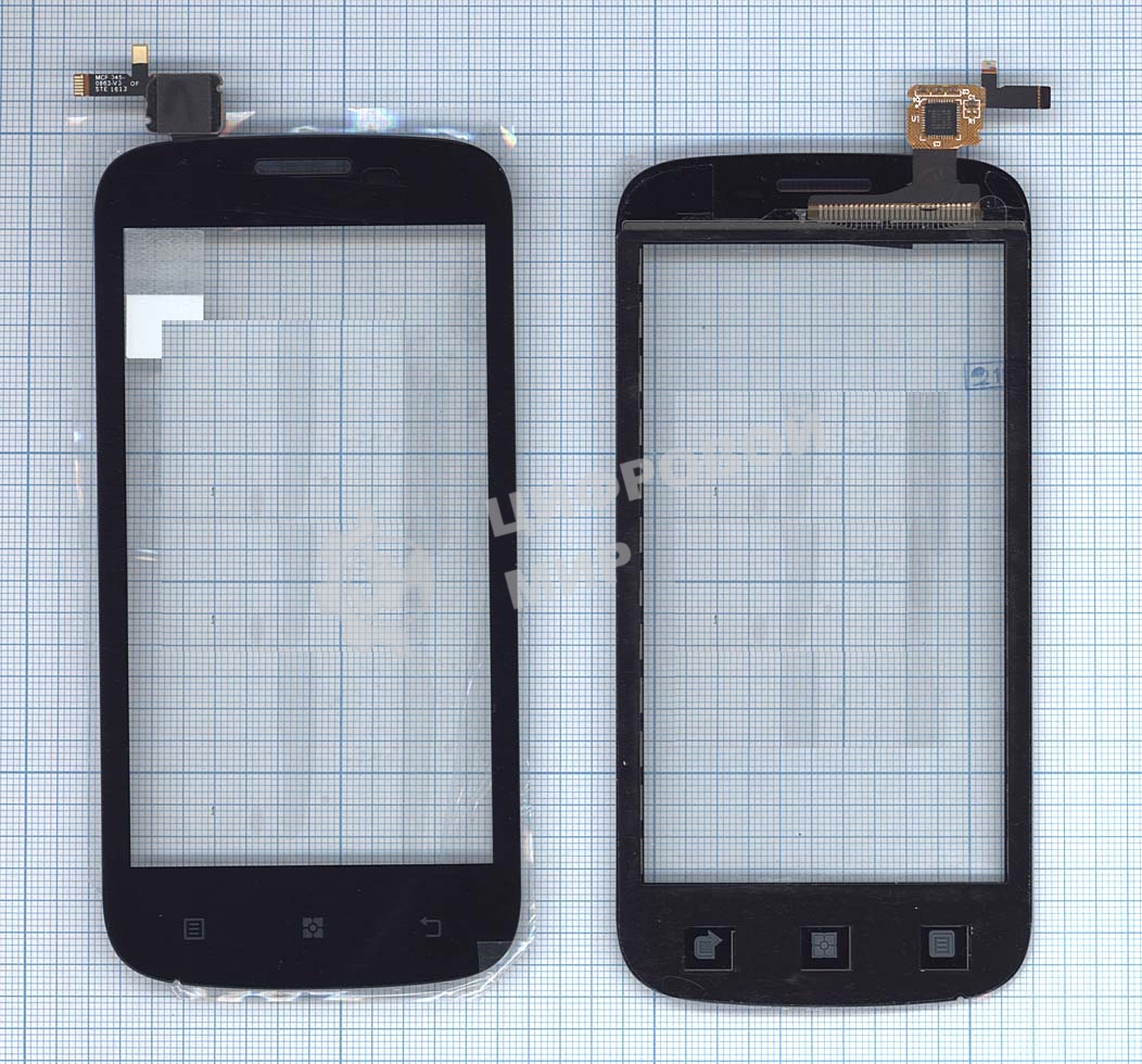 Сенсорное стекло (тачскрин) для Lenovo A760 черное