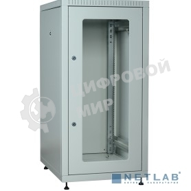 Шкаф LINEA E 24U ITK LE35-24U66-GM 600х600мм двери 2шт стек. и метал. сер.