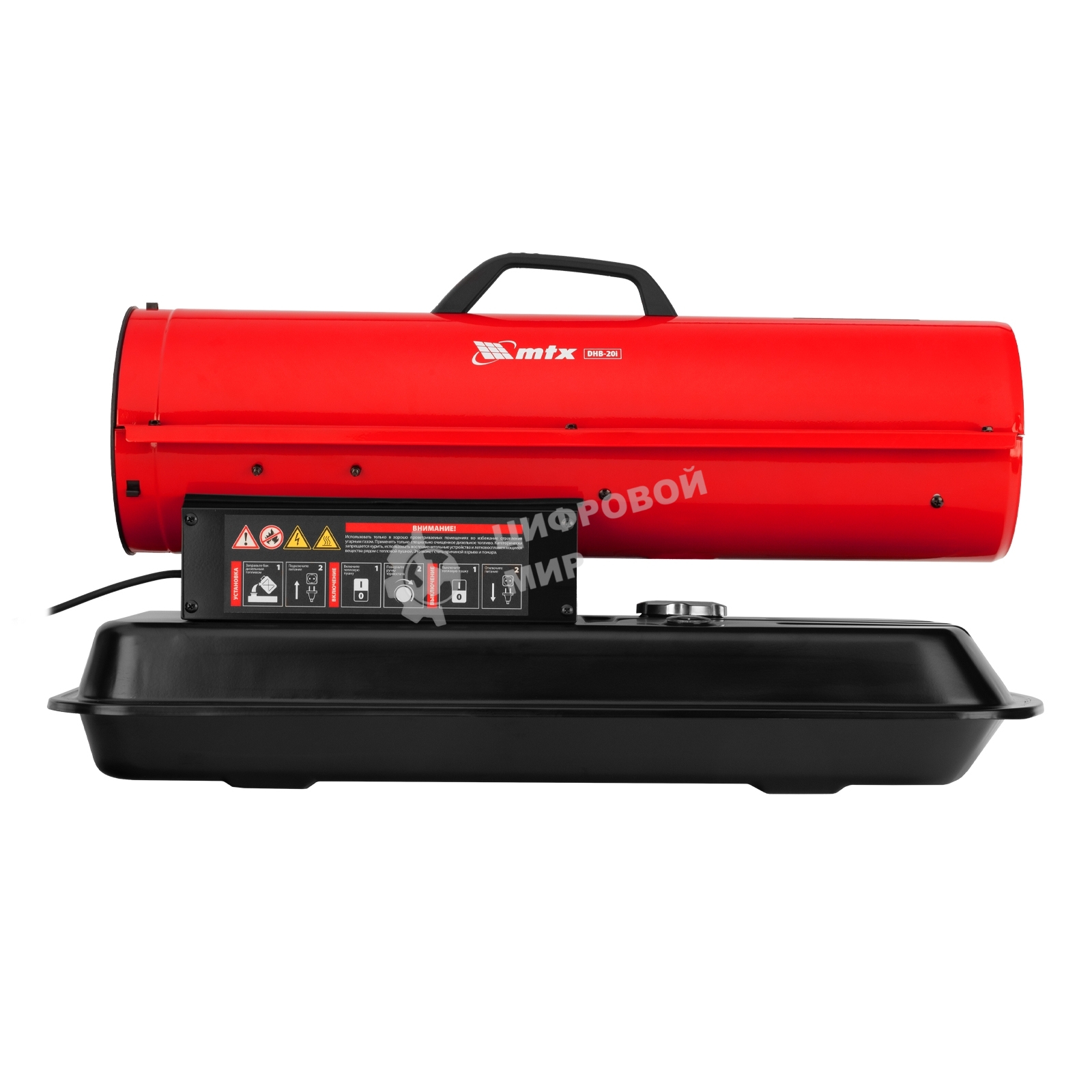 Дизельная тепловая пушка MTX DHB-20i, 20 кВт, 450 м3/ч, прямой нагрев, термостат