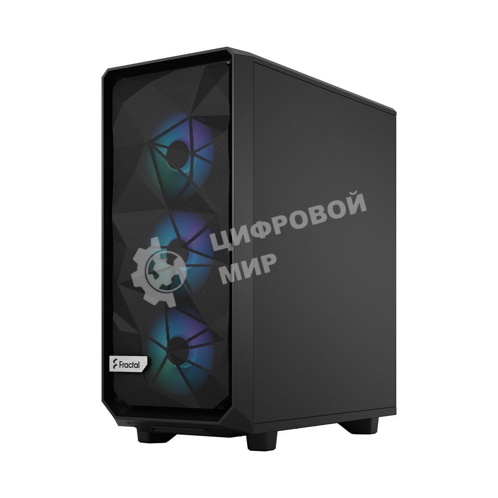 Компьютерный корпус Fractal Design Meshify 2 Compact Lite RGb черный TG Light Tint/FD-C-MEL2C-05