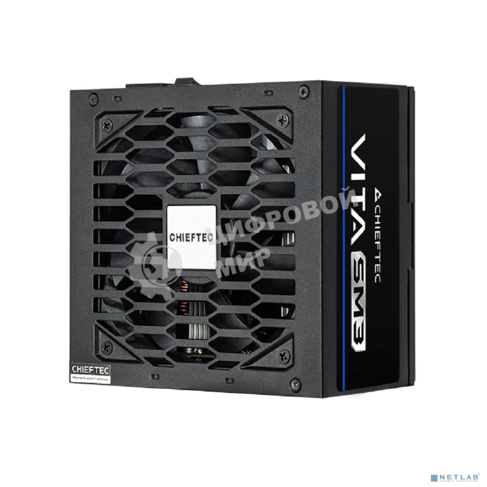 Блок питания Chieftec Vita SM3 BPX-750-C (ATX 3.1, 750W, 80 PLUS BRONZE, Active PFC, 120мм fan, Semi-modular Cable Management) Retail