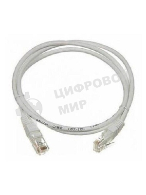 Патч-корд LANMASTER LAN-PCEXT/U5E-3.0-GY UTP RJ-45 мод.-вилка RJ-45 cat.5e 3м серый LSZH (уп.:1шт)