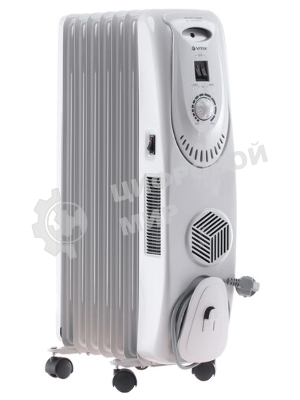 Масляный радиатор Vitek VT-1704 W белый