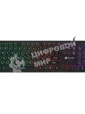 Клавиатура Oklick 420MRL проводная, USB Type-A, чёрный