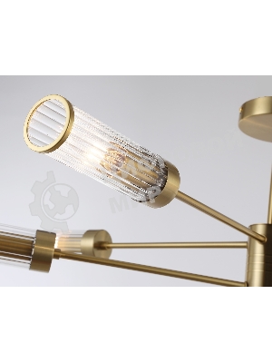 Люстра Ambrella light LH55162/8 BS/CL латунь/прозрачный E14/8 max 40W D930*330