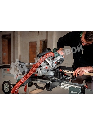 Торцовочная пила Metabo KGS 254 M set 1450Вт 5000об/мин d=254мм