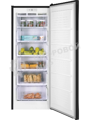 Морозильная камера Nordfrost DF 265 BAP, черный, 210л, 5 ящиков