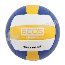 Ecos Мяч волейбольный ECOS MOTION VB103 (№5, 3-цвет., машин.сшивка, ПВХ)