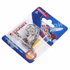 Выключатель Rexant для настенного светильника c деревянным наконечником Silver блист.