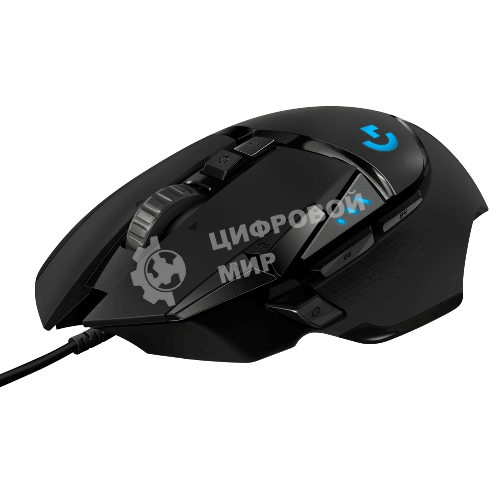 Мышь проводная Logitech G502 HERO черный, 25600 dpi, USB, кнопки - 11