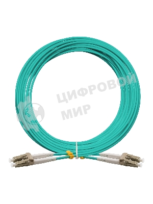 Патч-корд волоконно-оптический ExeGate FC-D-503-LC-LC-10M-LSZH (Шнур ВО MM 50/125 (OM3), LC/UPC-LC/UPC, Duplex, LSZH, 10м)