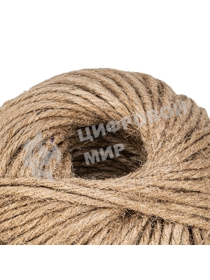 Шпагат джутовый Сибртех 2800 текс, 2,5 мм, L 60 м, 5-ниточный,