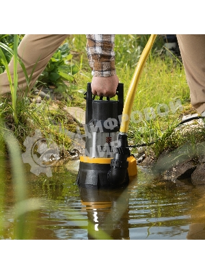 Дренажный насос Denzel DP1400X, 1400 Вт, подъем 11 м, 25000 л/ч