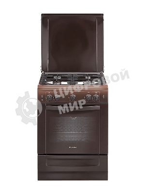 Плита газовая Gefest ПГ 6100-01 0001 коричневый, конфорок 4 шт, духовка 52 л, 60 см x 85 см x 60 см