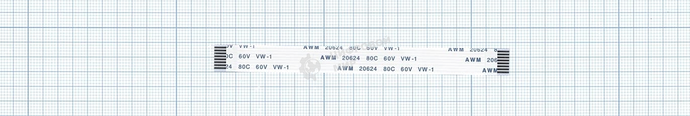 Шлейф универсальный 8pin, шаг 1мм, длина 10 см