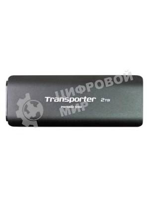 Внешний SSD Patriot Transporter, 2TB, USB 3.2 Gen 2 Type-C, R/W 1000/1000, черный