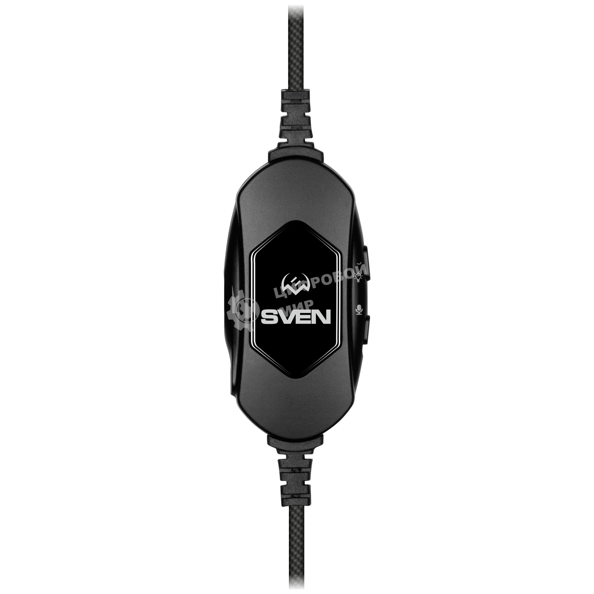 Наушники с микрофоном Sven AP-U1100MV черный 2.2м мониторные оголовье