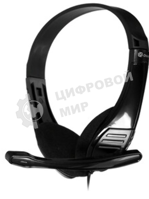 Гарнитура Oklick HS-M150 чёрный, проводная, 3.5 мм