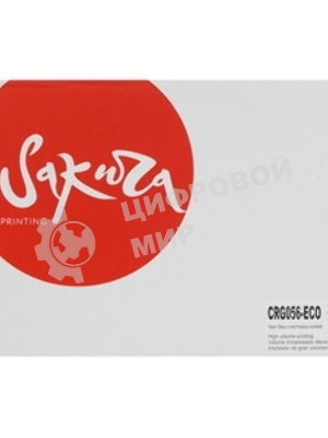 Картридж Sakura 056 ECO (3007C002) для Canon MF542x/MF543x/LBP325x, черный, 10000 к. ECO (чип без счетчика копий)