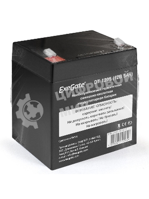 Батарея для ИБП ExeGate DT 1205 (12V 5Ah, клеммы F1)