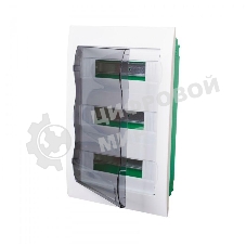 Бокс СП EASY9 встраив. с прозрачной дверью 3ряда 36мод. SchE