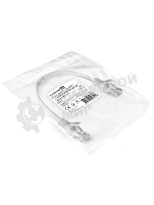 Патч-корд ExeGate EX286375RUS UTP-RJ45-RJ45-5e-0,3M-LSZH-GY, UTP, cat.5e, LSZH, 0.3м, серый