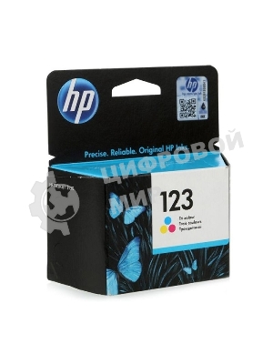 Картридж струйный HP 123 F6V16AE многоцветный, 100 стр., для HP DJ 2130
