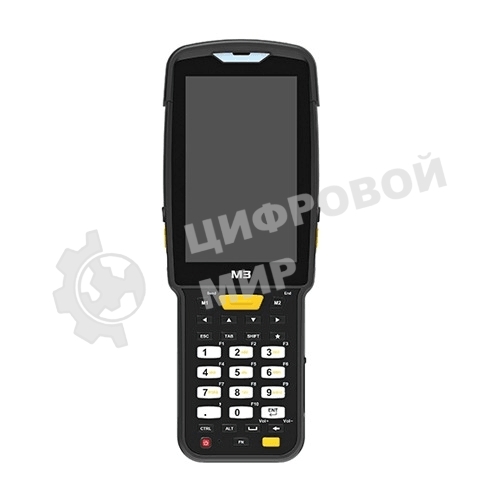 Терминал сбора данных M3 Mobile Android 10.0 GMS, WVGA, 802.11 a/b/g/n/ac, SE4770 2D Imager Scanner(Straight Shooter/0° Scan), Rear Camera, BT, GPS, NFC(HF), 4G/64G, 30-Key Alpha Numeric & Function, Extended Battery is included and Bullet Proof Film, Hand Strap are attached. Requires Cradle and Power Supply for charging. (sold se