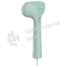Отпариватель Hyundai H-HS02265 мятный/белый, 1200 Вт, 17 г/мин, 0.1 л