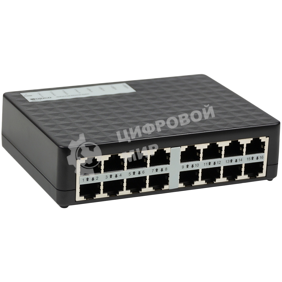 Коммутатор неуправляемый 16-портовый ORIGO OS1116/A1A 10/100 Мбит/с