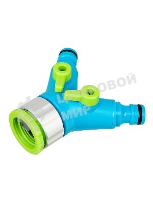 Разветвитель двухканальный LUXE Palisad с внутренней резьбой 3/4