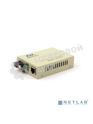 Конвертер из UTP GIGALINK GL-MC-UTPF-SC1F-18SM-1550-N 100Мбит/c в WDM, без LFP, SM, SC, Tx:1550/Rx:1310, 18 дБ (до 20 км)