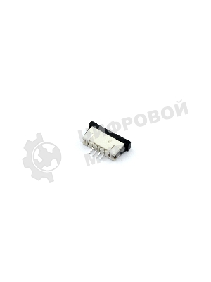 Разъем FPC Half Coverage Bottom Contact 1.0K-BX-4PWB 4 pin высота 2мм шаг 1мм