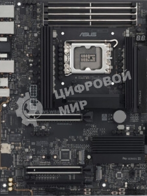 Материнская плата ASUS PRO WS W880-ACE SE, LGA1851, Intel W880, 4xDDR5, 4xSATA, 4xM.2, 1xPCIe 5.0 x16, 1xPCIe 5.0 x8, 1xPCIe 4.0 x16, 1xHDMI, 1xVGA, 3x2.5Gb LAN, 1xThunderbolt 4, 1xUSB-C 20Gbps, 6xUSB-A 10Gbps, 2x3.5 мм, 7.1, ATX