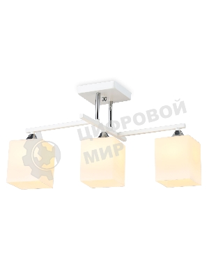 Светильник Ambrella light TR303113/3 WH/CH/FR белый/хром/белый матовый E27/3 max 40W 490*260*290
