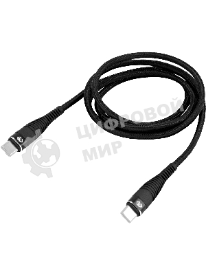 Кабель Digma DG-USBС-C-2M-100W USB Type-C (m)-USB Type-C (m) 2м черный