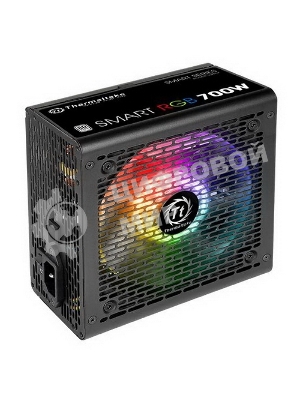 Блок питания Thermaltake Smart RGb (PS-SPR-0700NHSAWE-1), 700Вт, 80 PLUS, 120мм, черный