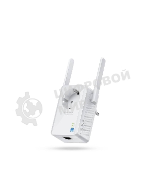 Сетевой адаптер TP-Link SOHO TL-WA860RE 300Mbps Wireless N Wall Plugged Range Extender with AC Passthrough, QCA(Atheros), 2T2R, 2.4GHz, 802.11b/g/n, 1 10/100Mbps LAN port, Range Extender button, Range Extender mode, suppo поставляется без кабеля RJ-45