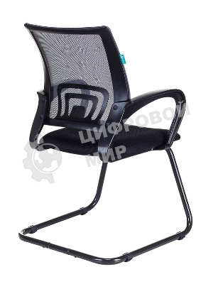 Кресло Бюрократ CH-695N-AV/DG/TW-11 серый/черный, экокожа, 120 кг, механизм качания