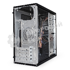 Компьютерный корпус ExeGate EX284022RUS Minitower BA-201 Black, mATX, (без БП), 2*USB, Audio