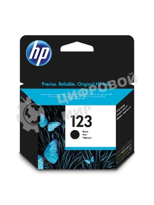 Картридж струйный HP 123 (F6V17AE) черный, 120 стр., для DeskJet 2130
