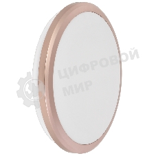 Светильник LED ДПБ 3205 24Вт IP54 4000K круг роз. золото LDPB0-3205-24-4000-K01 IEK