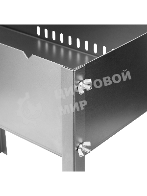 Мангал Palisad Camping на барашках 500х305х500 мм, сталь 1,2 мм