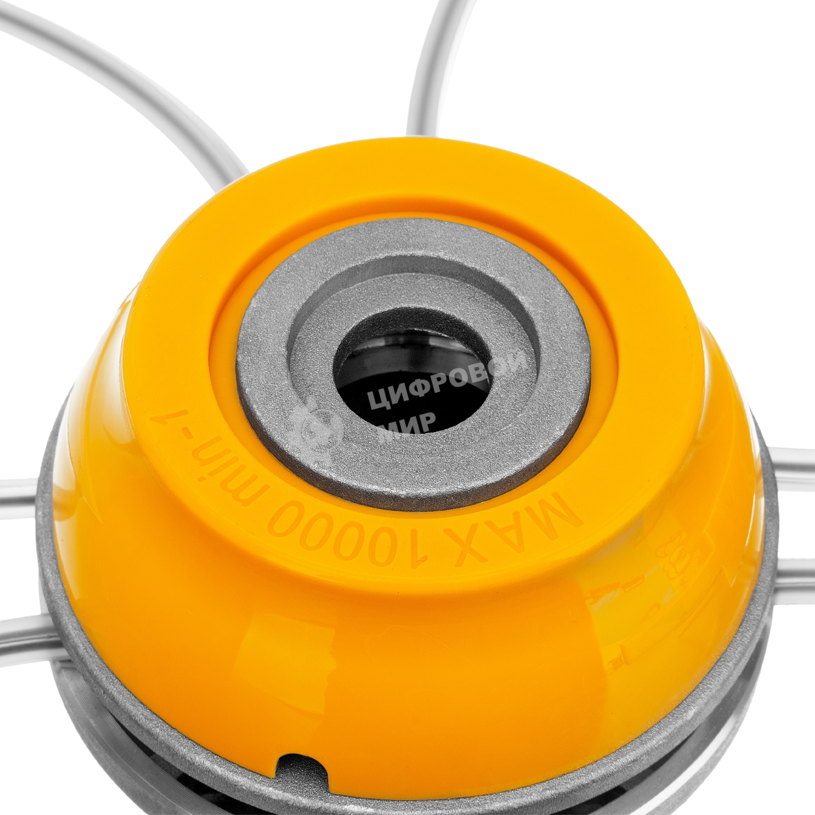 Головка триммерная Denzel универсальная алюминиевый корпус, леска до 4 мм D 96358