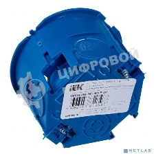 Коробка установочная С3 d68х45 для полых стен (с саморезами и пластик. лапками) IEK UKG10-068-045-000-P-UO