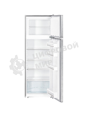 Холодильник Liebherr CTel 2931-26 001 серебристый двухкамерный 218/52л морозилка сверху